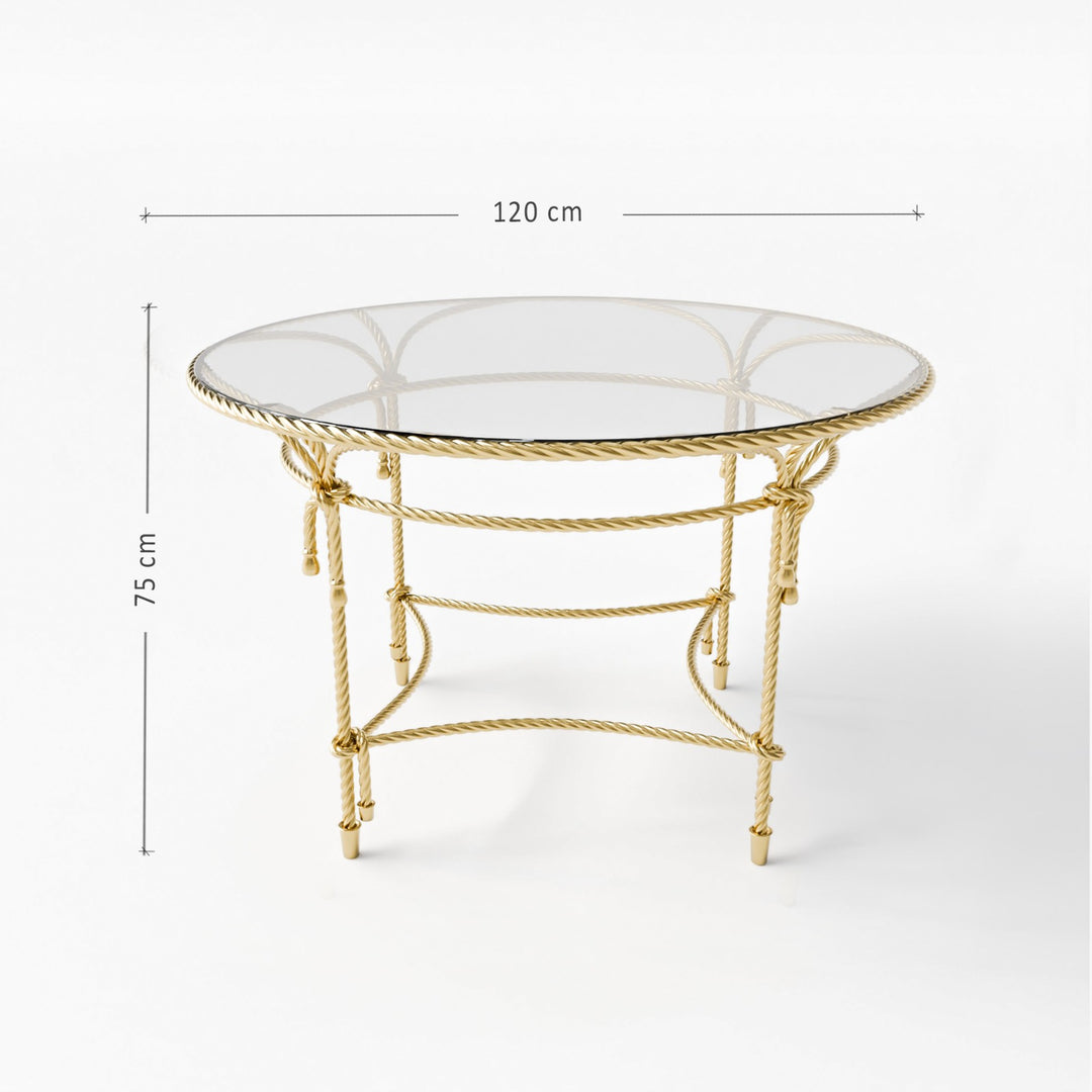 Cordelia entrance table with dimensions