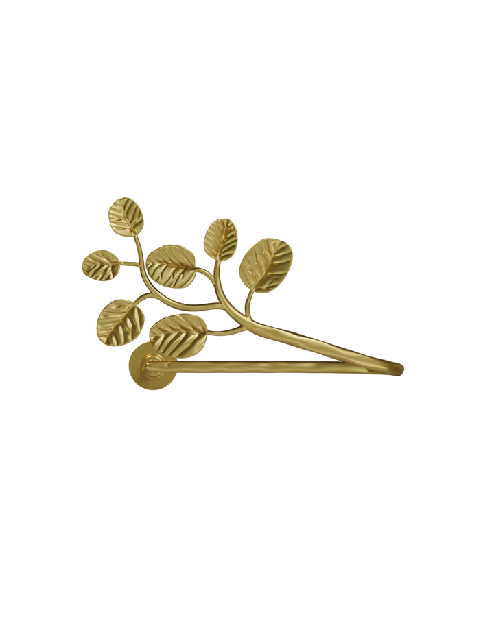 Decorative gold curtain holder 