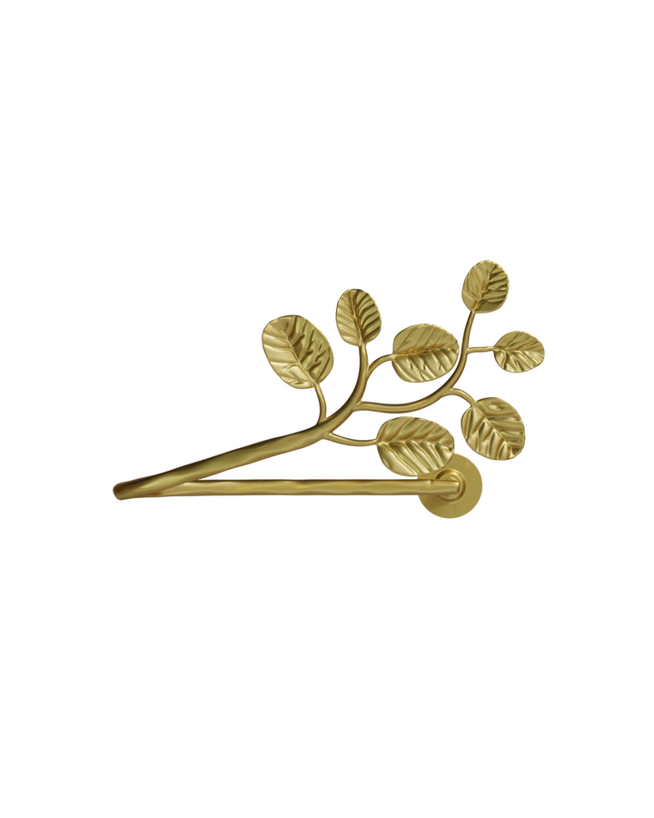 Decorative gold curtain holder 